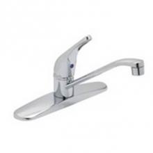 Matco Norca Cl-100C - 8'' Single Lever Deck Faucet Solid Lever Handle-Euro Design