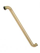 Matco Norca DWB0724RB17 - DOUBLE WASTE BEND 1-1/2'' X 24''ROUGH BRASS 17 GA (ONE BRASS SLIPNUT ATTACHED)