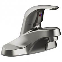 Matco Norca LV-505BNL - Single Handle 4'' Centerset Lavatory Faucet, Less Pop-Up, Washerless, 1.2 Gpm, Brushed N