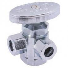 Matco Norca 29-2003BLF - 1/2'' FIP X 3/8'' OD X 3/8'' OD COMPRESSION, ANGLE, DUAL STOP VALVE,