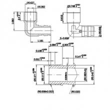 Matco Norca PXCELFC0303LF - 1/2'' Sweat X 1/2'' Lead Free F1960    Pex Elbow