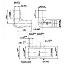 Matco Norca PXCELMC0303LF - 1/2'' Male Sweat (Street)X 1/2'' Lead  Free F1960 Pex Elbow