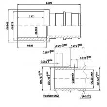 Matco Norca PXCEMAS0404LF - 3/4'' Male Sweat X 3/4'' Lead Free     F1960 Pex Adapter