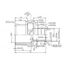 Matco Norca PXMA0404LF - 3/4'' PEX BARB X 3/4'' IP MALE ADAPTER