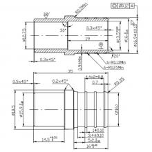 Matco Norca PXMAS0304LF - 1/2'' MALE SWEAT X 3/4'' PEX BARB ADAPTER