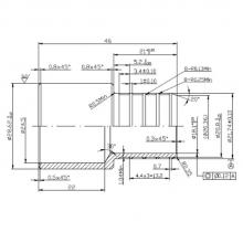 Matco Norca PXMAS0505LF - 1'' MALE SWEAT X 1'' PEX BARB ADAPTER