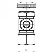 Matco Norca 29-1019LF - 5/8'' OD COMPRESSION X 3/8'' OD COMPRESSION, ANGLE STOP VALVE, CP, MULTI-TURN