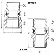 Matco Norca CMA06 - 1-1/4'' C X IP MALE ADAPTER WROT