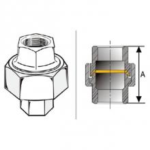 Matco Norca C-UN03LF - 1/2 CHROME PLATED BRASS UNION