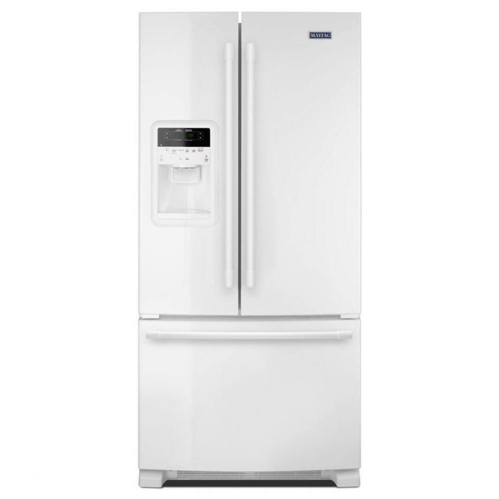 33- Inch Wide French Door Refrigerator with Beverage Chiller? Compartment - 22 Cu. Ft.