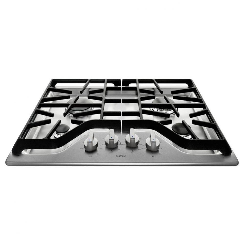 30-inch Wide Gas Cooktop with Power? Burner