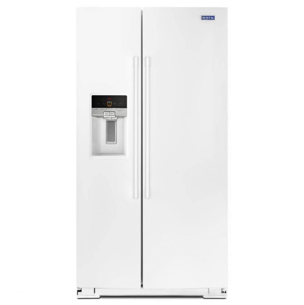 36- Inch Wide Side-by-Side Refrigerator with External Ice and Water- 26 Cu. Ft.