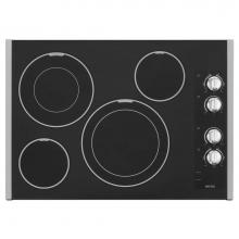 Maytag MEC9530BS - 30-inch Wide Electric Cooktop with Two Dual-Choice? Elements