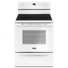Maytag MER6600FW - 30-Inch Wide Electric Range With Shatter-Resistant Cooktop - 5.3 Cu. Ft.