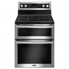 Maytag MET8800FZ - 30-Inch Wide Double Oven Electric Range With True Convection - 6.7 Cu. Ft.
