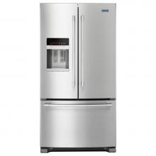 Maytag MFI2570FEZ - 36- Inch Wide French Door Refrigerator with PowerCold® Feature - 25 Cu. Ft.