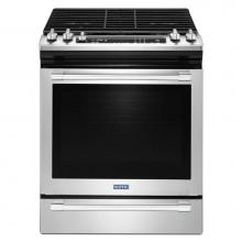 Maytag MGS8800FZ - 30-INCH WIDE SLIDE-IN GAS RANGE WITH TRUE CONVECTION AND FIT SYSTEM - 5.8 CU. FT.