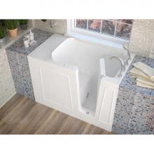 Meditub 2653RWA - MediTub Walk-In 26 x 53 Right Drain White Air Jetted Walk-In Bathtub