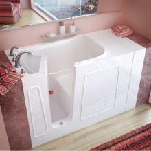 Meditub 3053LWS - MediTub Walk-In 30 x 53 Left Drain White Soaking Walk-In Bathtub