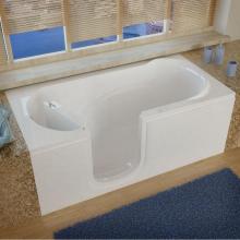 Meditub 3060SILWS - MediTub Step-In 30 x 60 Left Drain White Soaking Step-In Bathtub