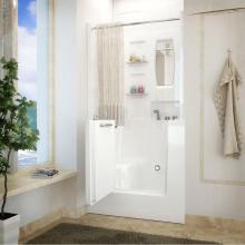 Meditub 3140RWS - MediTub Walk-In 31 x 40 Right Drain White Soaking Walk-In Bathtub
