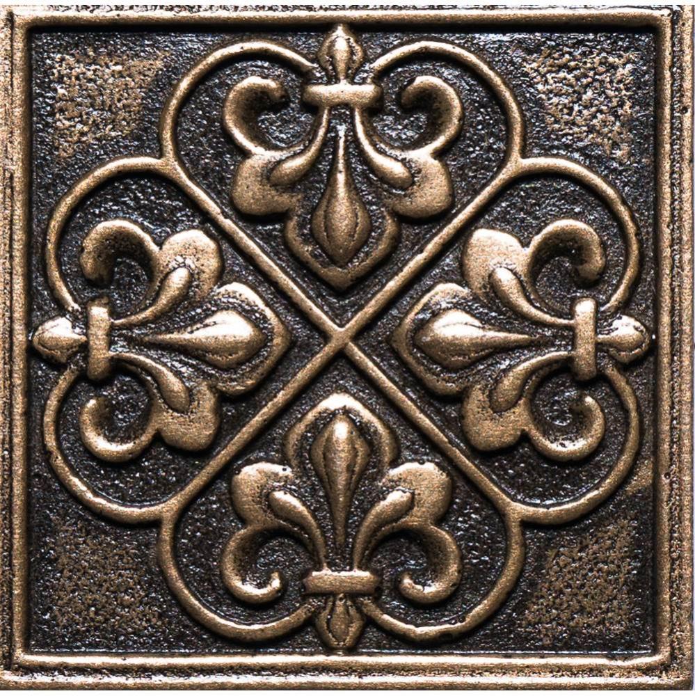 Antique Metal 2x2 Bronze