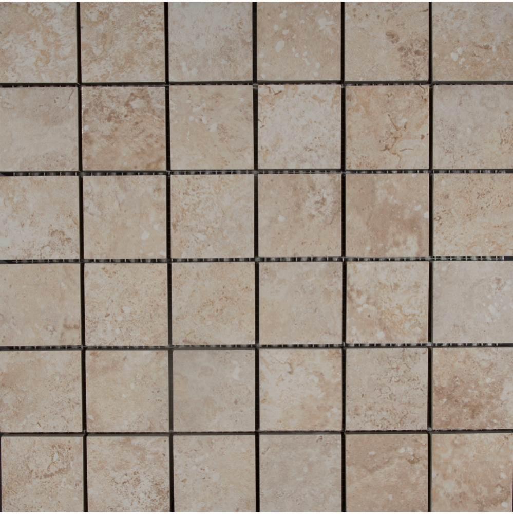 Imperial White 2x2 Mosaic (13In