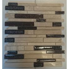 Merola Tile GVCRSBRCKNO - G-906 Cristallo Staggered Noce