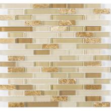 Merola Tile GVEMBMIXDLA - G-104 Vetro Marmi Latte Mixed Brick