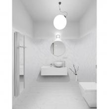 Merola Tile TCALA1313WH - Calacatta 13x13 Matte White