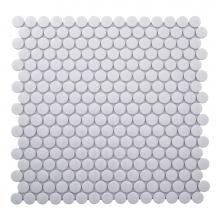 Merola Tile TPENN0101WHMO - Penny Round 1x1 Glossy White