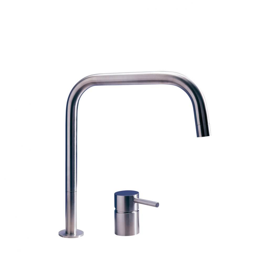 2 hole mixer with pull-out spout - Matte