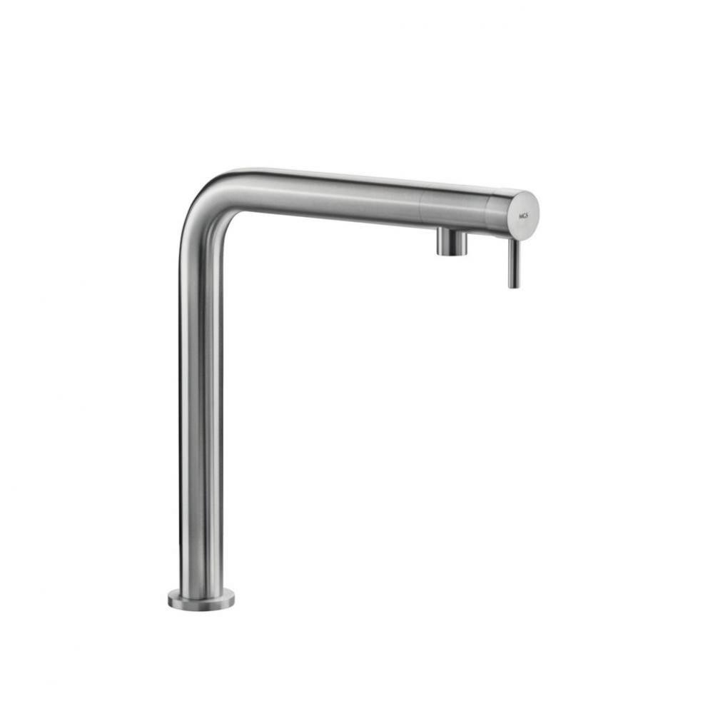 Single lever mixer - Matte, Knurled handle