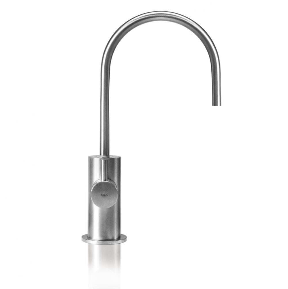 Filtered water faucet (trim only) - Matte - PVD Titanium - Knurled handle
