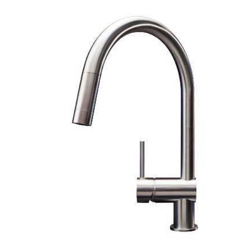Single lever mixer with pull-out spout - Matte