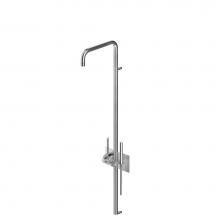 MGS CB438-M - Thermostatic Shower with hand shower WITHOUT Shower Head -Matte TRIM ONLY