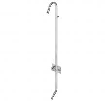 MGS CB447-M - Thermostatic shower column with foot wash - matte
