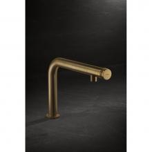MGS ER237-MG - Single Lever Mixer - no waste - Yellow Gold Matte Knurled handle