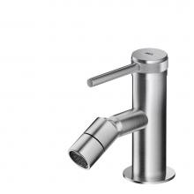 MGS ER304-M - Single Lever Mixer for Bidet swivel spout - no waste - Matte Knurled handle
