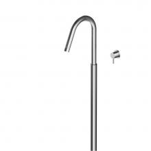 MGS MB272-M - Basin Column T Spout - Wall single lever Mixer- no waste - Matte