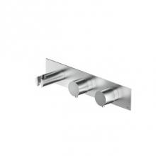 MGS MB455-M - Therm. Shower Mixer - incl. hand shower - 2 knobs: temp. + 2 way vol. control  - Matte