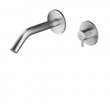 MGS PE511-M - Single lever bathtub mixer and spout Wall mounted - no waste - Matte handle