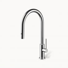 MGS SP-VD-KF-SSM - SPIN D Single-hole Stainless Steel Kitchen Faucet with Pull-down Dual spray
