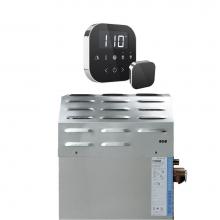 Mr. Steam 15C10EAA000 - Super (AirTempo) 15 kW (15000 W) Steam Shower Generator Package with AirTempo Control in Black Pol