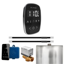 Mr. Steam BFXLBKPC - ButlerFlex Max Steam Shower Control Package with TempoFlex Control and Linear Steamhead in Black P