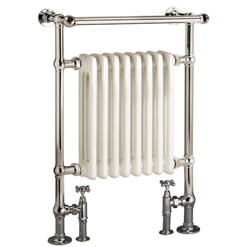VR1 Chrome with White Radiator Insert Hydronic 38''X x 27''W Valves not incl.
