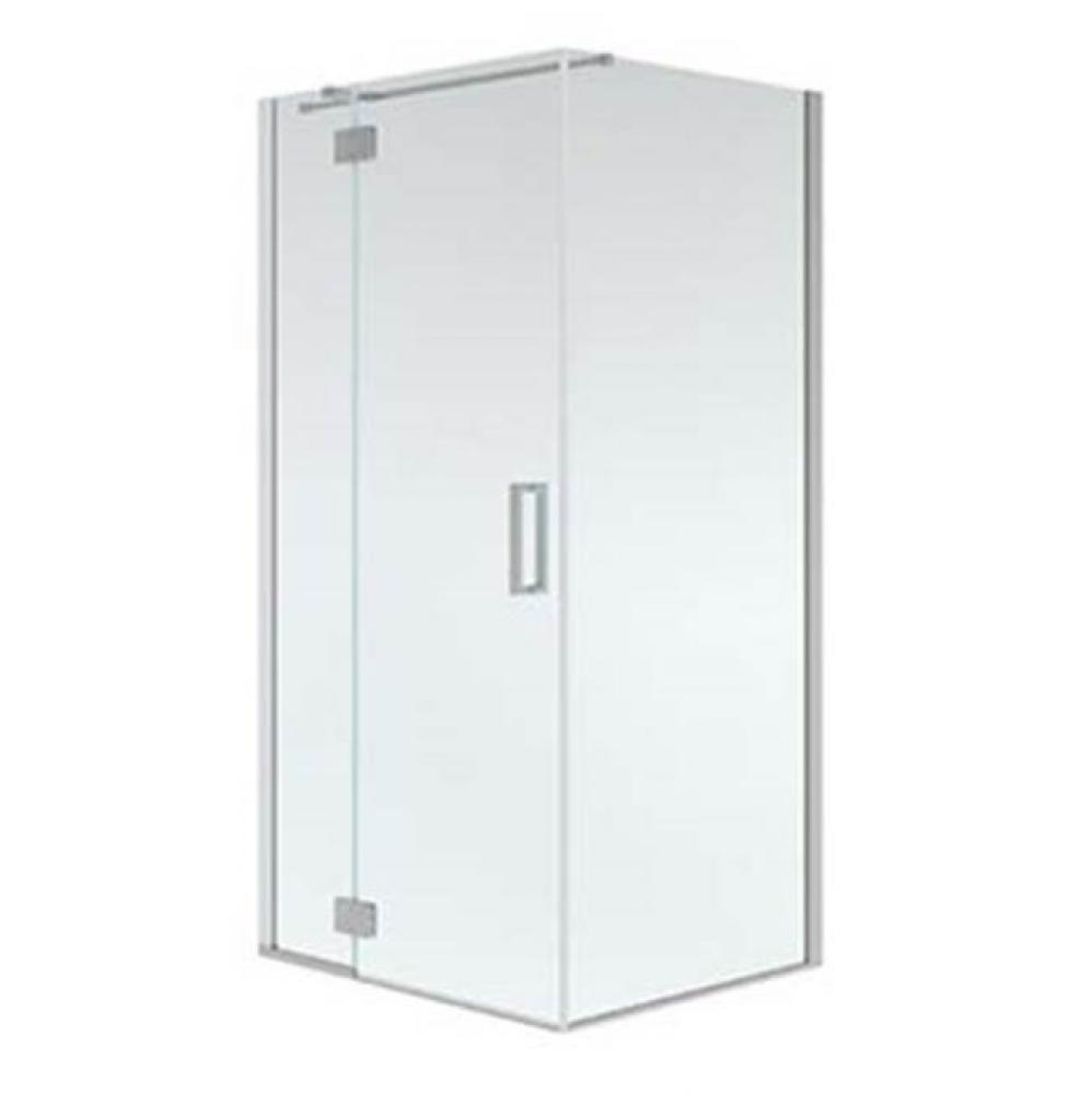 AZELIA 3442 Pivoting shower door, Chrome/Clear