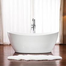 Neptune Rouge 16.20412.0000.10 - Freestanding One Piece FLORENCE 32x60, Chrome Drain, White