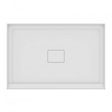 Neptune Rouge 21.16664.0082.10 - ROUGE shower base 32x48, Central Drain, with tiling flange 3 sides, 48'' Opening, White