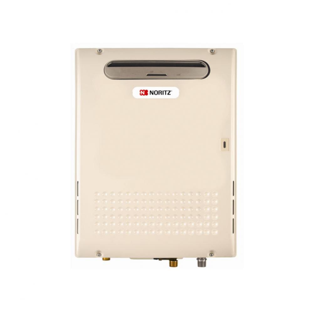 Noritz 9.8 GPM Liquid Propane High-Efficiency Outdoor Tankless Water Heater 12-Year Warranty